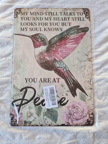Metal wall art humming bird - ,