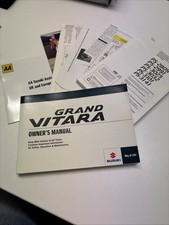 SUZUKI GRAND VITARA OWNERS MANUAL HANDBOOK & WALLET 2005-2009