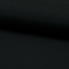 Plain Bamboo Jersey Fabric Material - BLACK
