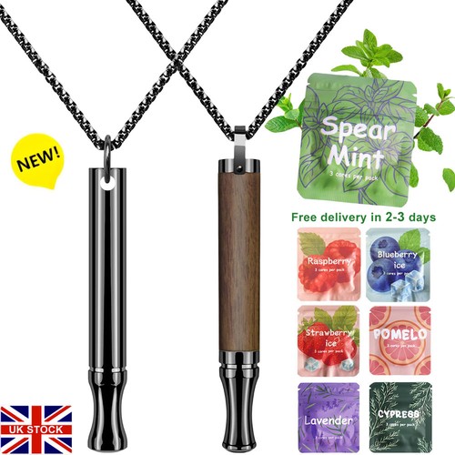 Anxiety breathing necklace - anxiety,