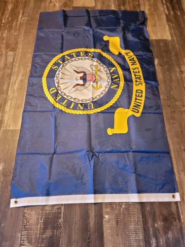 Navy flags 5 heavy - navy, 3'×5'