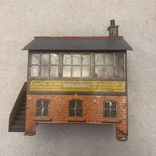 Vintage hornby tin signal - tin,