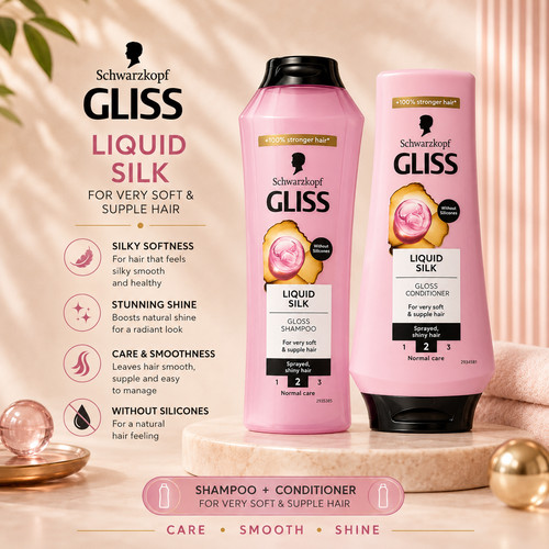 Schwarzkopf gliss liquid silk - gliss,