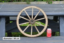Vintage old wooden cart wagon