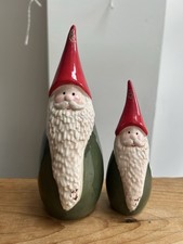 Set 2 Father Christmas Gnome