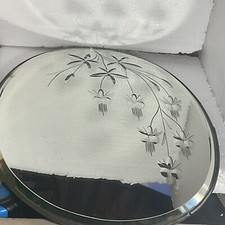 Vintage Bevelled Oval Mirror