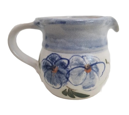 Studio pottery milk jug - pottery,