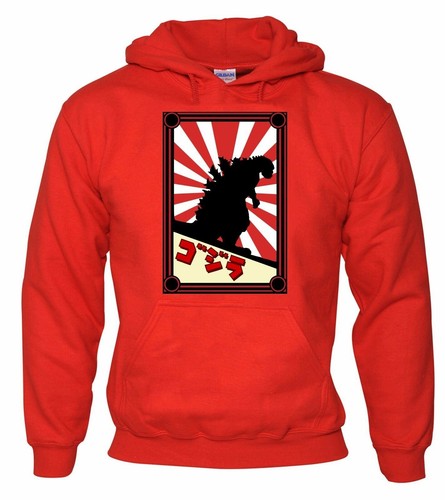 Japanese monster men hoodie - japanese, men's