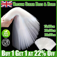 100PCS Vacuum Sealer Food Storage Bags Textured Strong Pouches Vac Seal Embossed