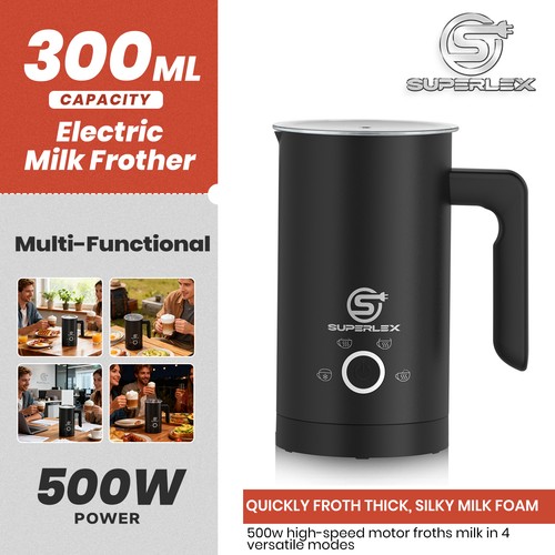 Superlex milk frother electric - frother,