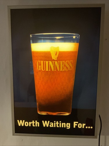 Rare guinness light box - rare, box!!!