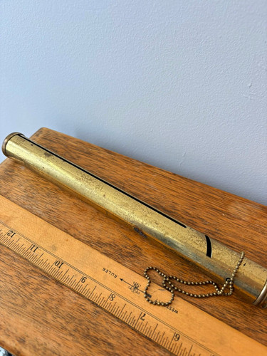 Vintage solid brass tubular - vintage,