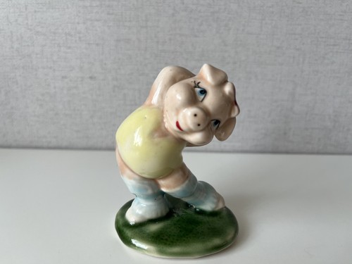 Vintage ceramic pig gym - vintage,