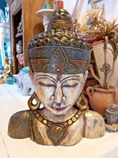 LARGE HAND CRAFTED SOLID WOOD