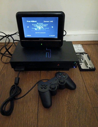 Ps2 console bundle - console, w/