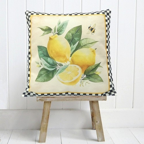 Lemons cushion cover - lemons,