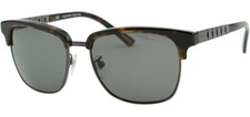 Chopard Polarized Men's Round Black Ruthenium Sunglasses - SCHB30 55568P