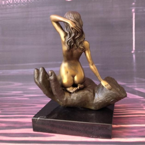 Vintage bronze sculpture - bronze,