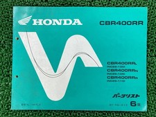 CBR400RR Parts List, 6th