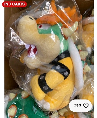 Nintendo bowser plush - bowser, in