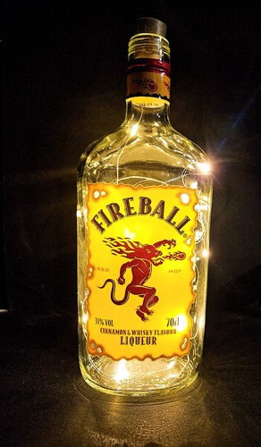 Fireball whisky bottle - fireball,