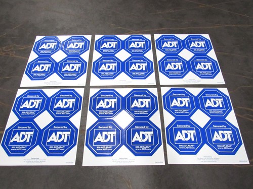 New lot adt security stickers - new,