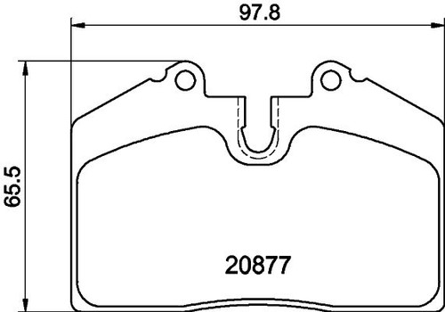 Mintex rear brake pad set - mintex,
