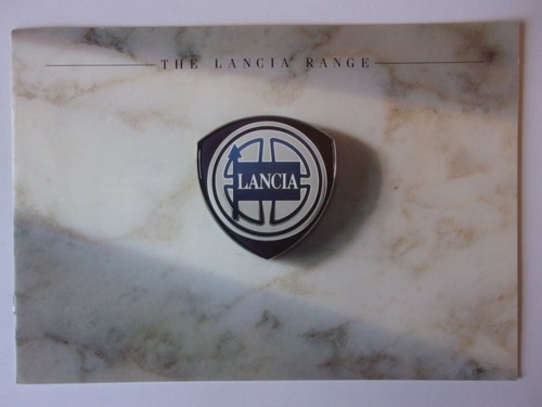 Lancia range orig 1990 1991 - lancia,