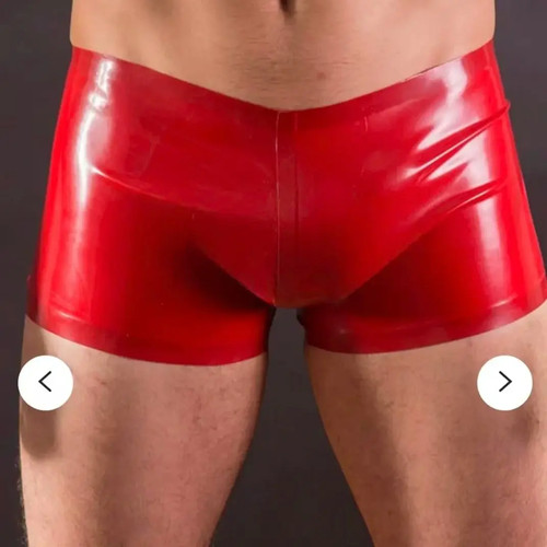 Men latex rubber boxer - latex,