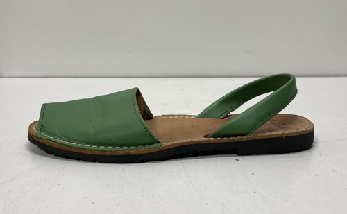 Sabata green leather avarca - leather,