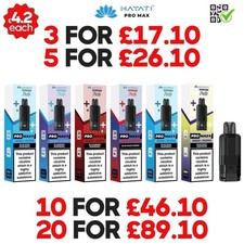 Hayati Pro Max+ 6000 Puff Refill Pack | Pre-filled Refill | 20mg | E-Cig