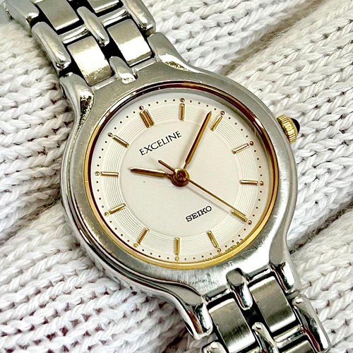 Seiko exeline gold - exeline, silver