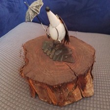 Metal Hedgehog Mounted On A