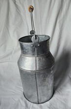 Decorative Ornamental Metal Milk Churn Container 38cm Tall Home Garden Decor