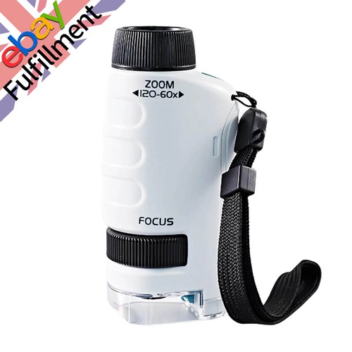 White handheld magnification - handheld,
