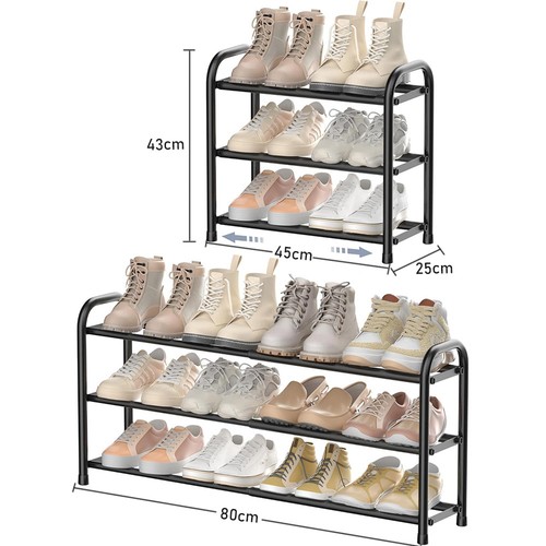 Tier expandable shoe rack - 3,