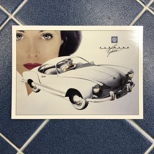 Karmann ghia postcard from - postcard,