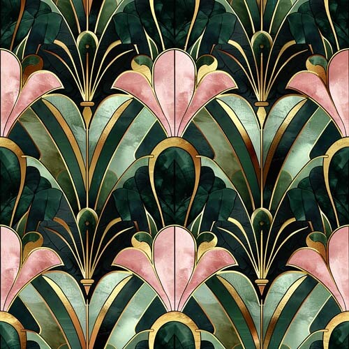 20x green pink pastel - pastel, art