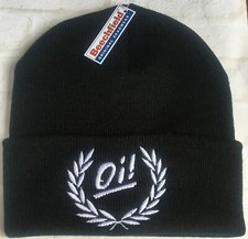 Oi Oi! SKA LAUREL 2 TONE CUFFED SKI HAT SKINHEAD RUDE BOY REGGAE PUNK SPECIALS