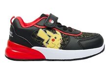 BOYS GIRLS POKEMON FLASHING LIGHTS CHARACTER GAMING TRAINERS SHOES UK SIZE 10-3