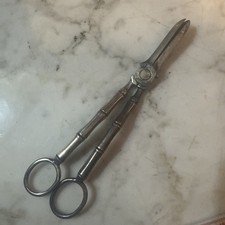 Pair of Antique Silver Plate Grape Scissors