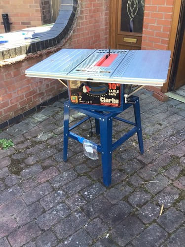 Clarke table saw - saw, and
