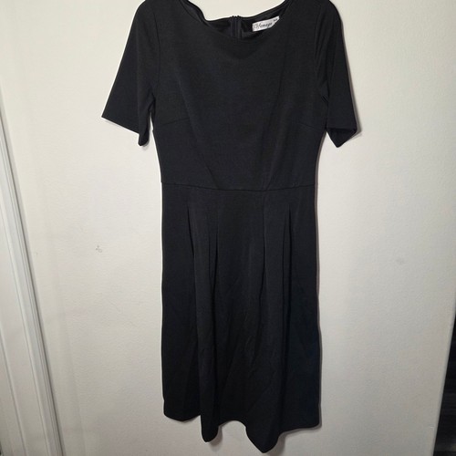 Vfemage black pleated midi - vfemage,