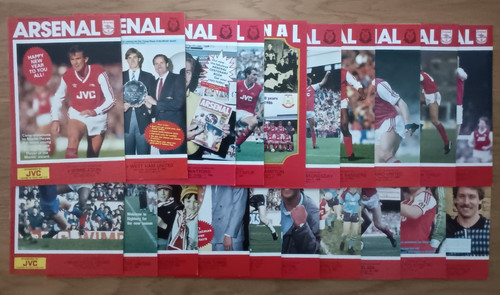 Arsenal 1986 selection of - arsenal,