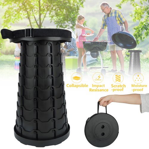 Telescopic camping stool - telescopic,