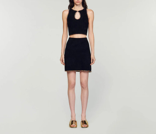 Sandro women black knit - black,
