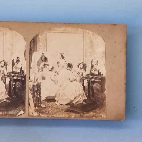 Victorian risque stereoview - victorian,