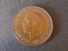 Great Britain Novelty Double Headed Georgivs V Penny 1929