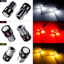 2pcs P21W BA15s 382 1156 LED Turn Signal Indicator Stop Brake Side Light Bulb 5W