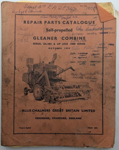Allis chalmers model self - allis,